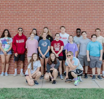 Photo of the 2019-20 Drum Majors and Section Leaders