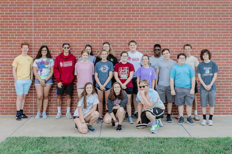 Photo of the 2019-20 Drum Majors and Section Leaders