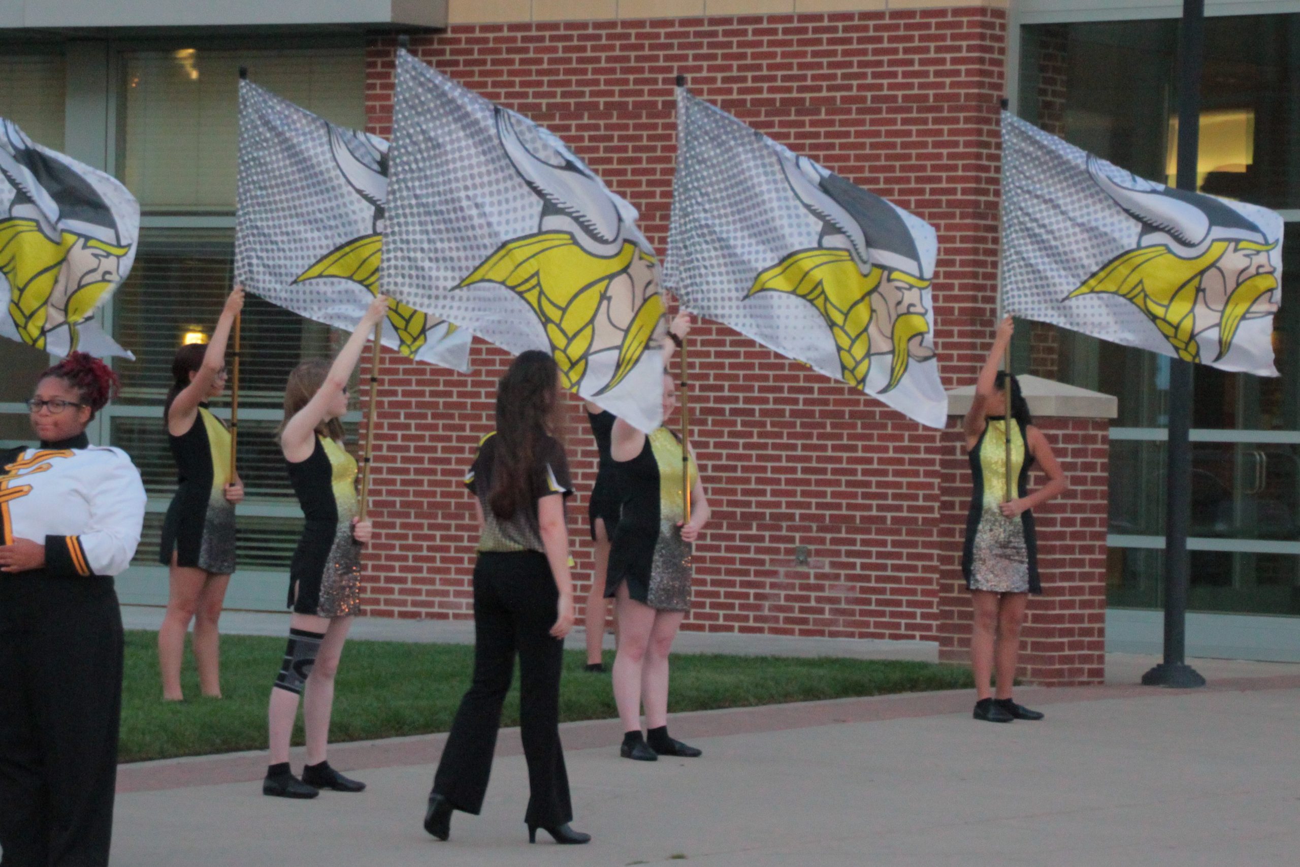 SM West Color Guard Performing
