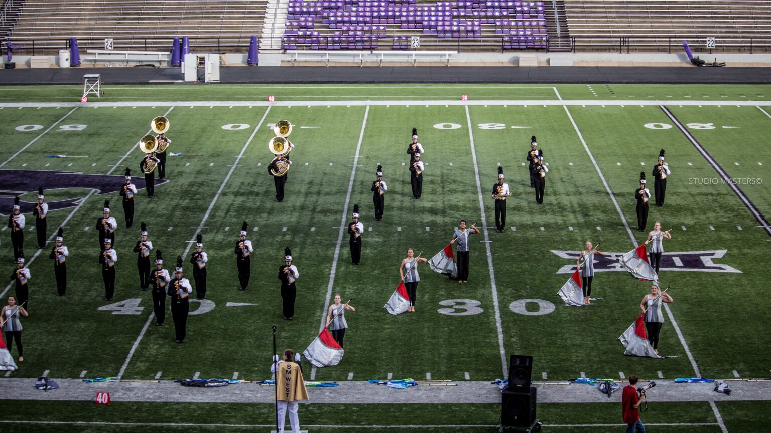 Shawnee Mission Marching Band at the 2021 KState Central States