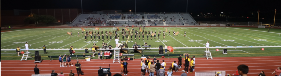 Shawnee Mission West Marching Band performing 'Phobia', a marching band show