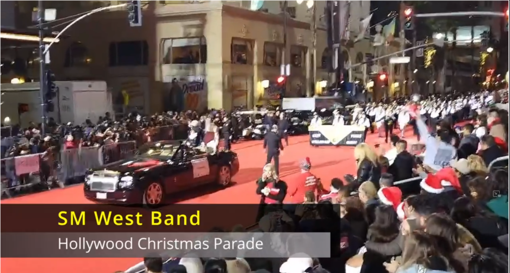 Hollywood Christmas Parade Broadcast Schedule Band Aides West