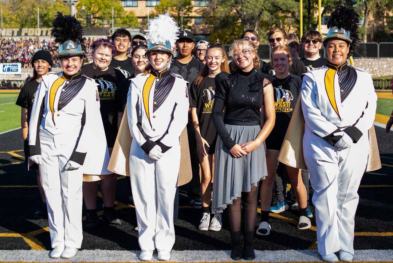 KBA Awards Photo of the Shawnee Mission West Marching Band courtesy of B. Johnson Photography