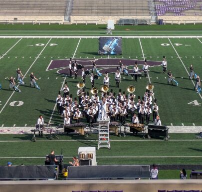 Shawnee Mission West Band at K-State for the Central States Marching Festival