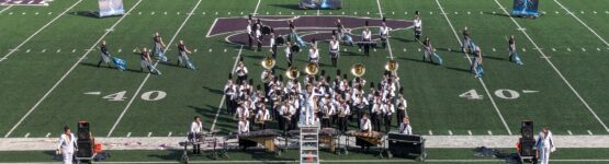 Shawnee Mission West Band at K-State for the Central States Marching Festival