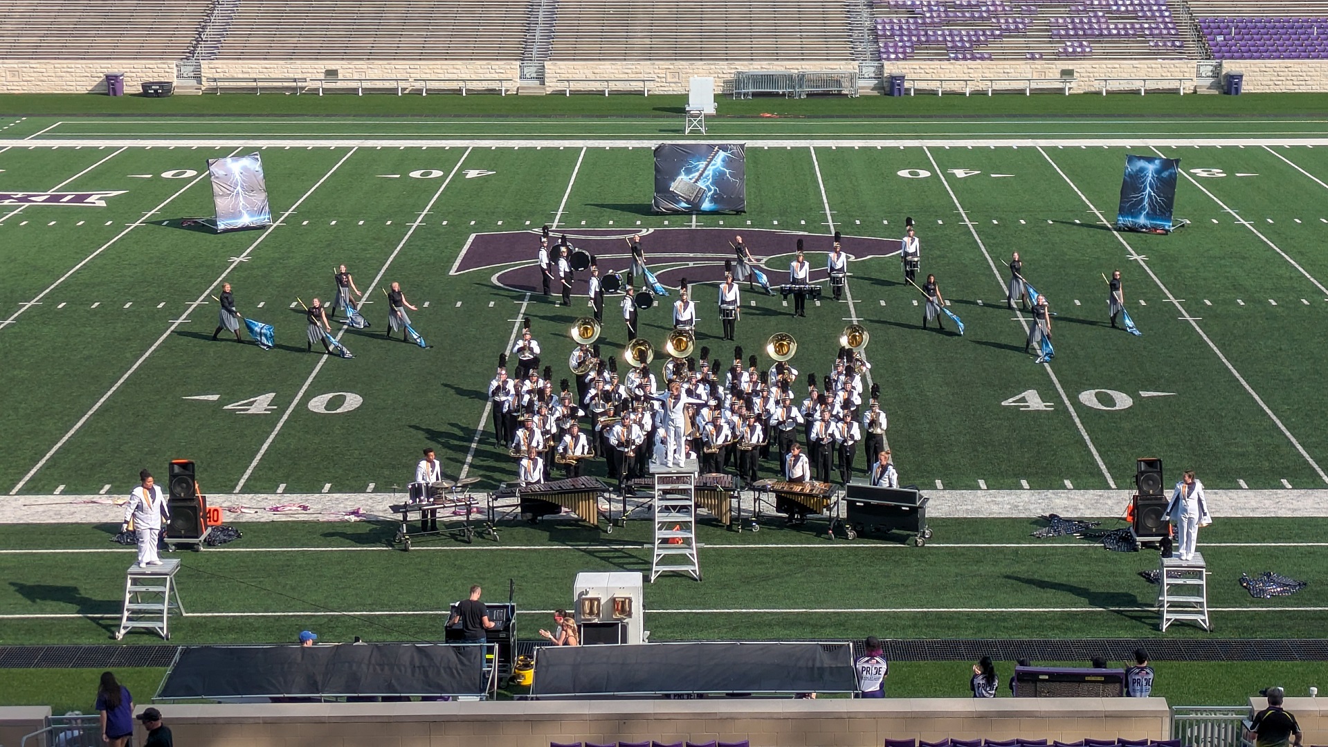 Shawnee Mission West Band at K-State for the Central States Marching Festival