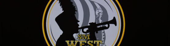 Welcome to the Band Banquet with SM West Band Logo